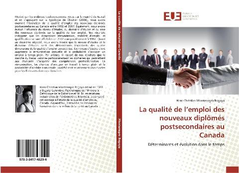 La qualité de l'emploi des nouveaux diplômés postsecondaires au Canada