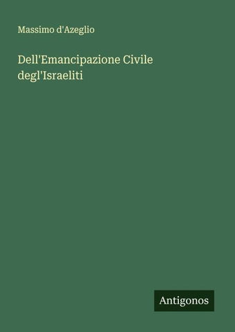 Dell'Emancipazione Civile degl'Israeliti