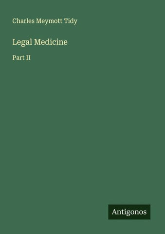 Legal Medicine