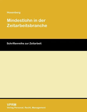 Mindestlohn in der Zeitarbeitsbranche