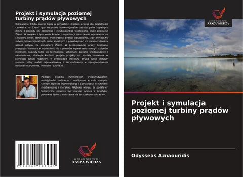 Projekt i symulacja poziomej turbiny pr¿dów p¿ywowych