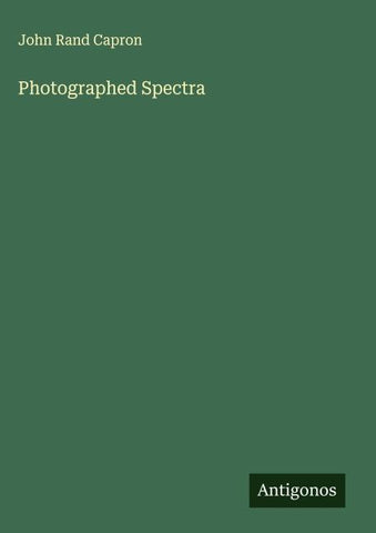 Photographed Spectra