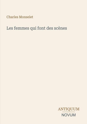 Les femmes qui font des scènes