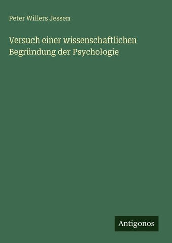 Versuch einer wissenschaftlichen Begründung der Psychologie