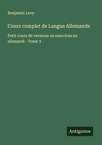 Cours complet de Langue Allemande
