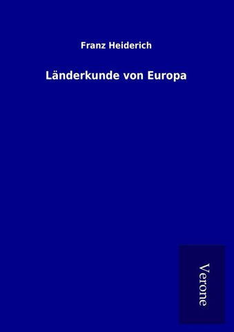 Länderkunde von Europa