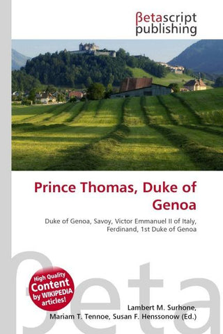 Prince Thomas, Duke of Genoa