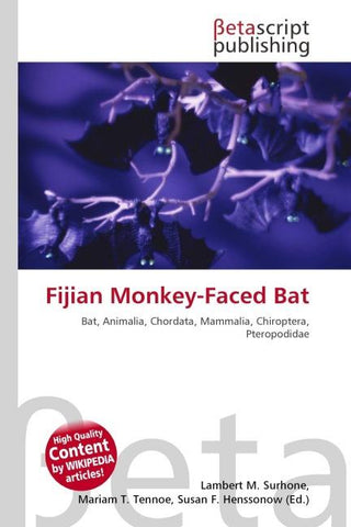 Fijian Monkey-Faced Bat