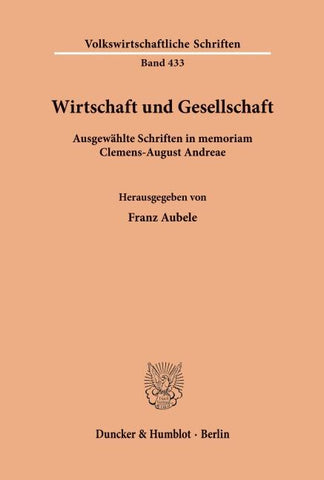 Wirtschaft und Gesellschaft.