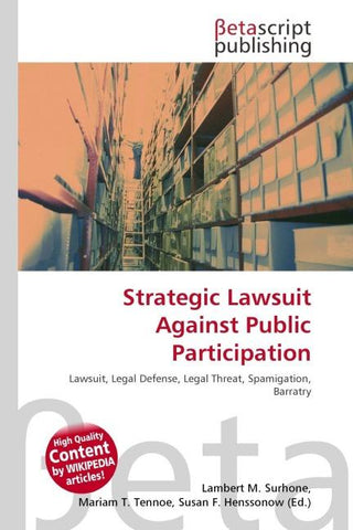 Strategic Lawsuit Against Public Participation