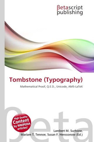 Tombstone (Typography)