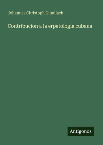 Contribucion a la erpetologia cubana