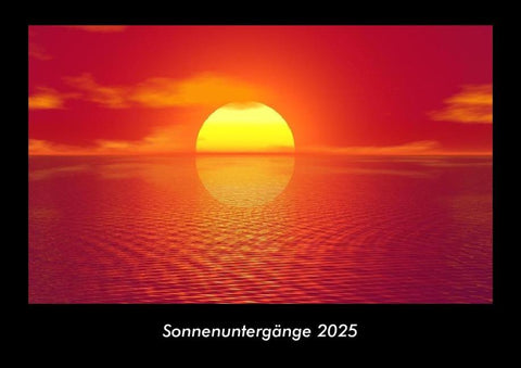 Sonnenuntergänge 2025 Fotokalender DIN A3