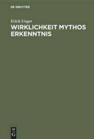 Wirklichkeit Mythos Erkenntnis