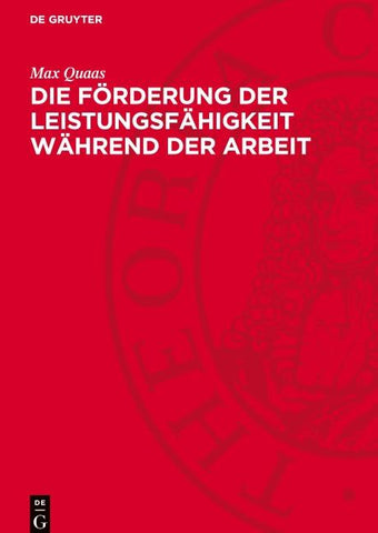 Die Förderung der Leistungsfähigkeit während der Arbeit