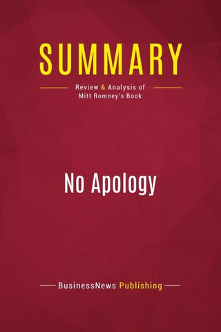 Summary: No Apology