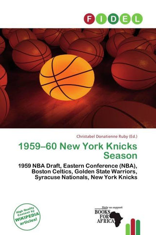 1959-60 New York Knicks Season