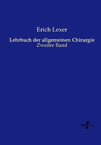 Lehrbuch der allgemeinen Chirurgie