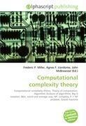 Computational complexity theory