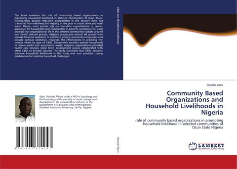 Community Based Organizations and Household Livelihoods in Nigeria