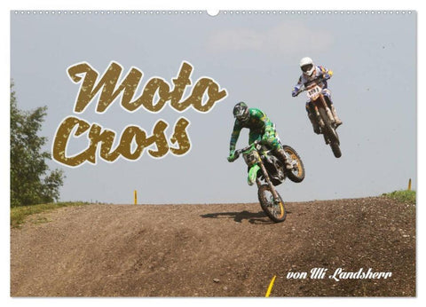 Moto Cross (Wandkalender 2026 DIN A2 quer), CALVENDO Monatskalender