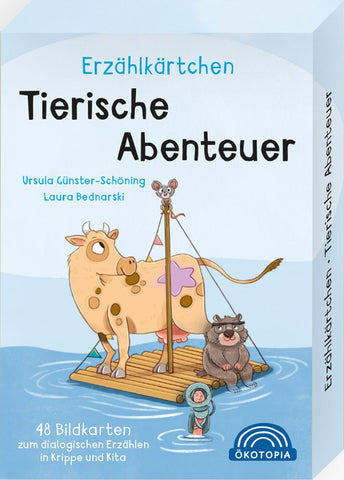 Erzählkärtchen: Tierische Abenteuer