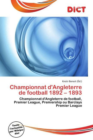Championnat d'Angleterre de football 1892 - 1893