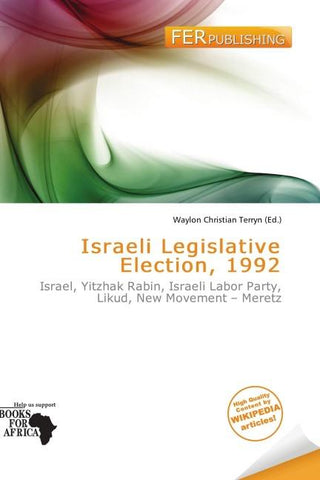 Israeli Legislative Election, 1992