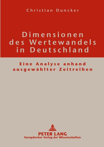 Dimensionen des Wertewandels in Deutschland