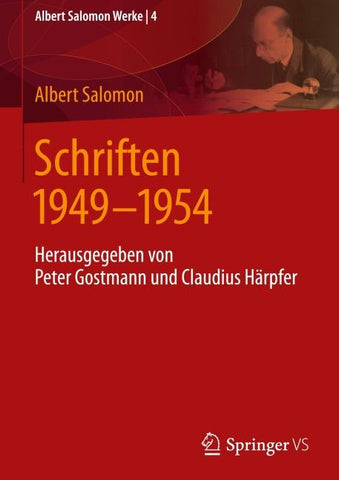 Schriften 1949 - 1954