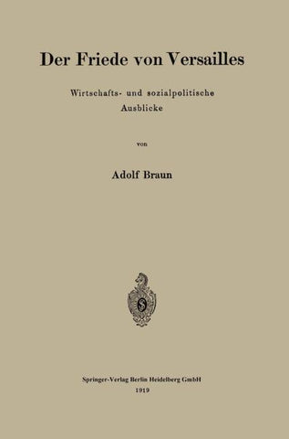 Der Friede von Versailles