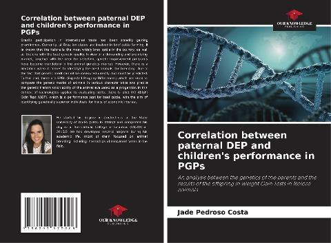 Correlation between paternal DEP and children's performance in PGPs