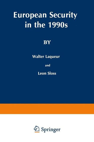 European Security in the 1990s