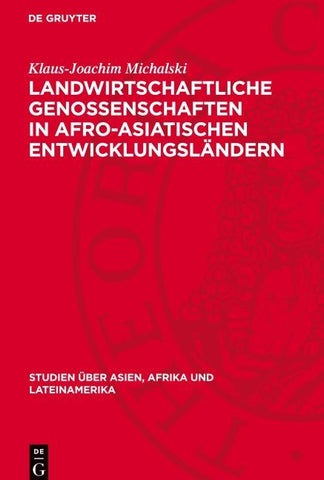 Landwirtschaftliche Genossenschaften in afro-asiatischen Entwicklungsländern