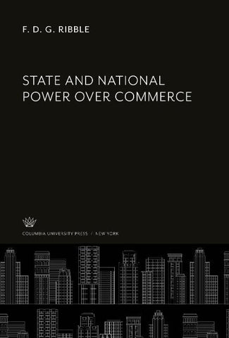 State and National Power Over Commerce