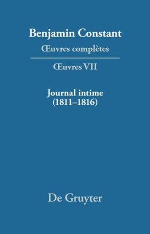 Journal intime (1811–1816). Carnet. Livres de dépenses