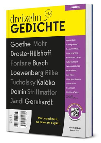 dreizehn +13 Gedichte