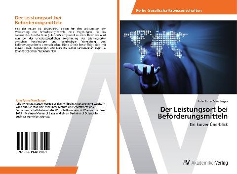 Der Leistungsort bei Beförderungsmitteln