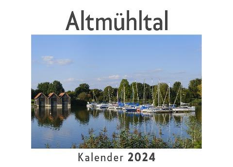 Altmühltal (Wandkalender 2024, Kalender DIN A4 quer, Monatskalender im Querformat mit Kalendarium, Das perfekte Geschenk)