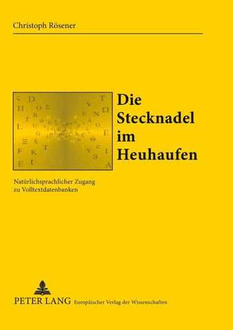 Die Stecknadel im Heuhaufen