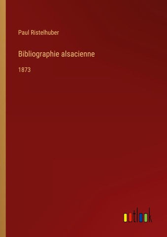 Bibliographie alsacienne