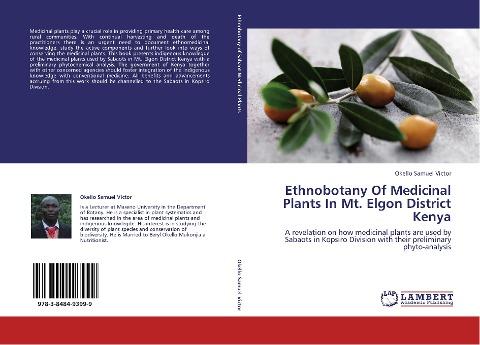 Ethnobotany Of Medicinal Plants In Mt. Elgon District Kenya