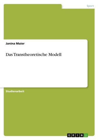 Das Transtheoretische Modell
