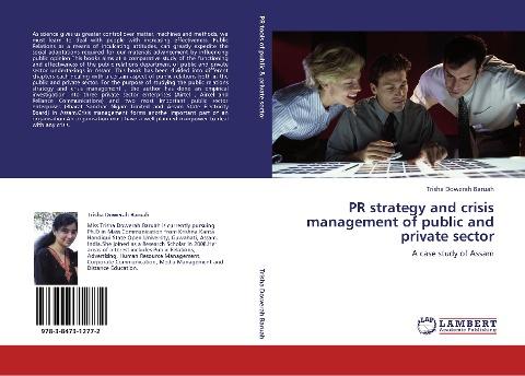 PR strategy and crisis management of public and private sector