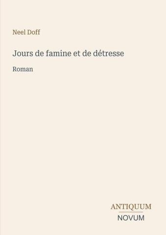 Jours de famine et de détresse