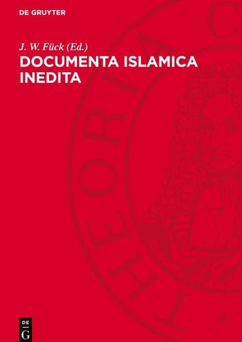 Documenta islamica inedita