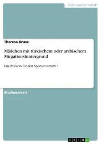 Mädchen mit türkischem oder arabischem Mirgationshintergrund
