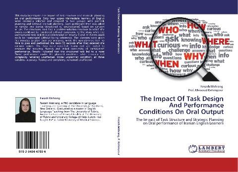 The Impact Of Task Design And Performance Conditions On Oral Output