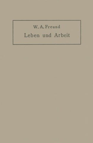 Leben und Arbeit