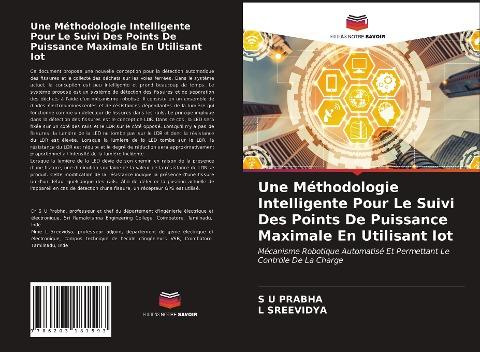 Une Méthodologie Intelligente Pour Le Suivi Des Points De Puissance Maximale En Utilisant Iot